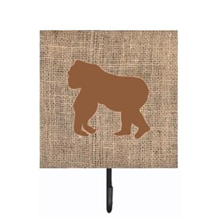 Carolines Treasures Gorilla Burlap and Brown Leash Or Key Holder BB1129-BL-BN-SH4